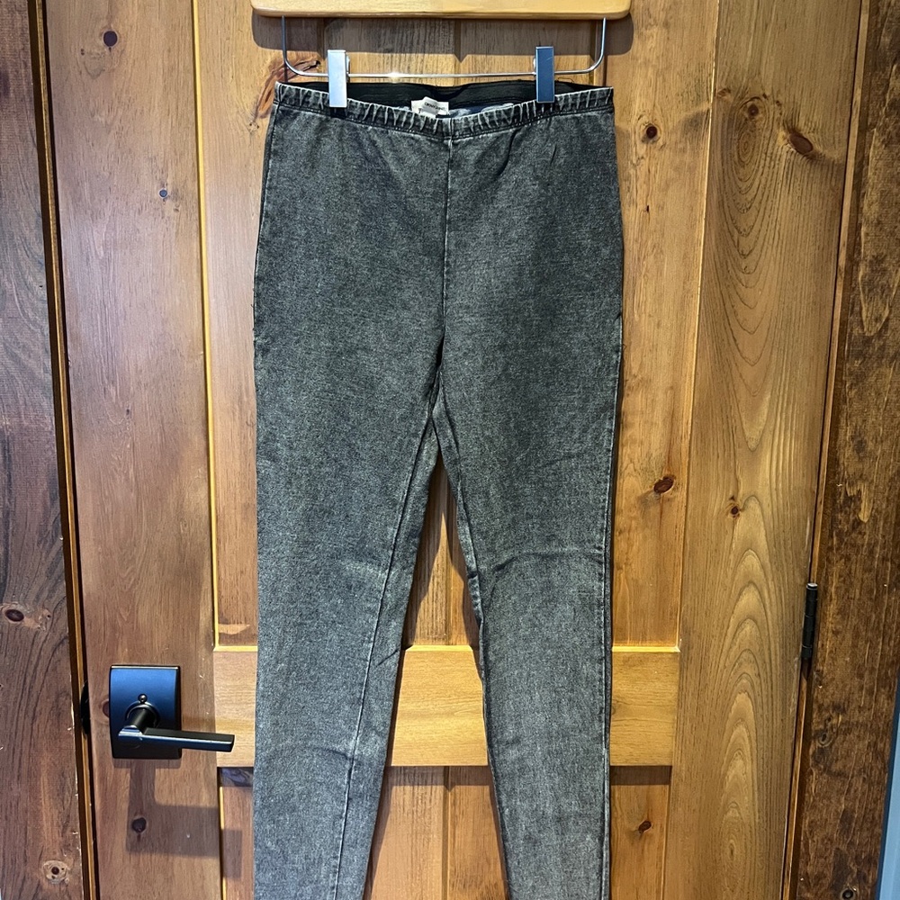 DKNY Charcoal Elastic Waist Pants